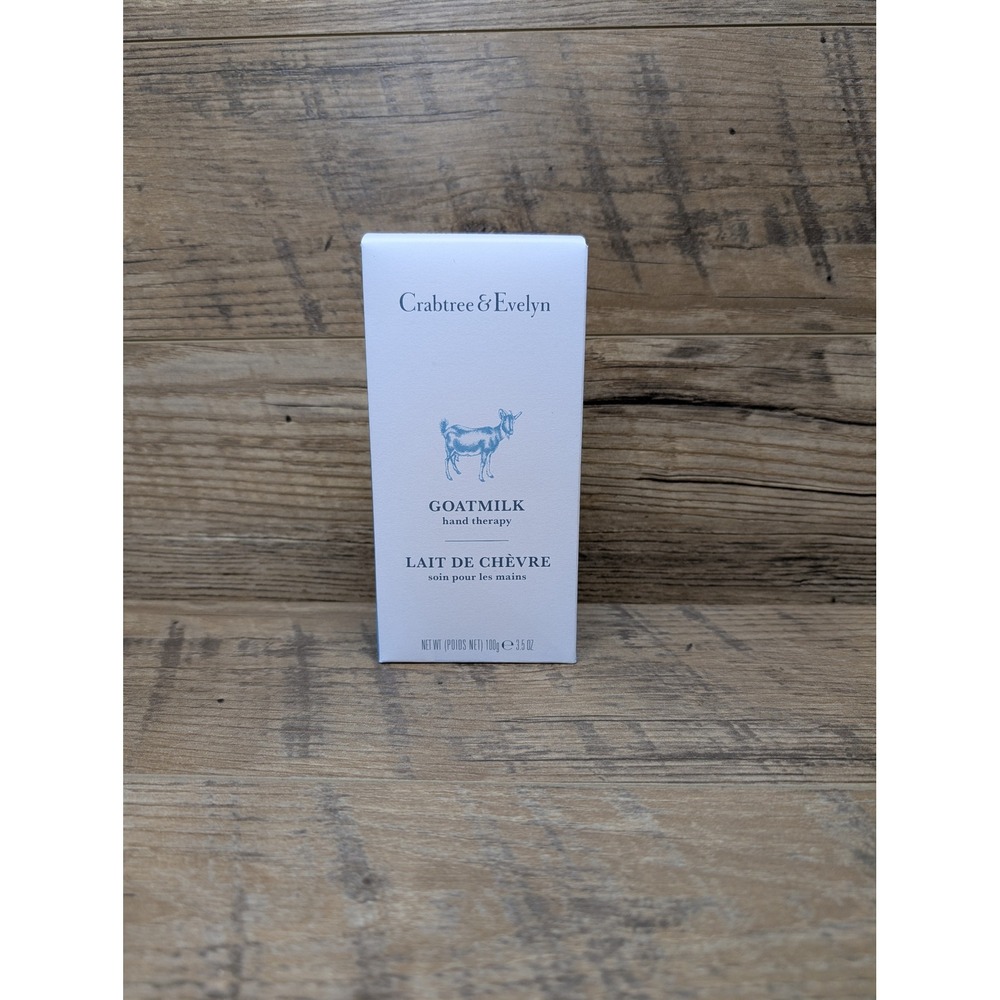 Crabtree & Evelyn Goatmilk Hand Therapy Cream 3.5oz Moisturizing Conditioning